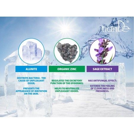 Дезодорант-спрей для тела "Природный алунит и шалфей" 100ml