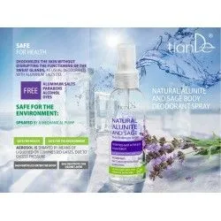 Body deodorant spray "Natural alunite and sage" 100ml 2