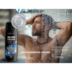 Men's shower gel with silver 250g 2