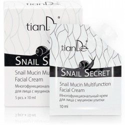 TianDe Wielofunkcyjny krem do twarzy z mucyną ślimaka "Snail secret", 5 szt x10 ml