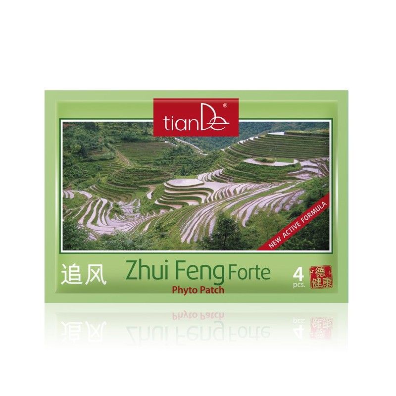 Kosmetyczny plaster ziołowy do ciała „Zhui Feng Forte”, 4 szt