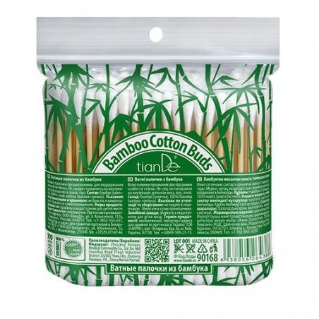 Bamboo Cotton Buds, 100pcs