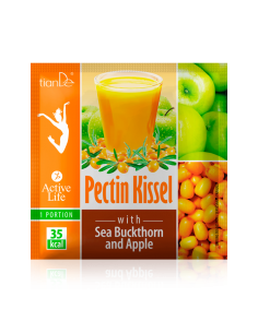 Pectin Kissel with Sea-Buckthorn and Apple