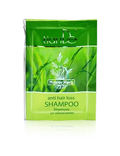 Šampūno nuo plaukų slinkimo mėginukas Master Herb 2