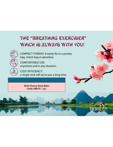 Blocked Nose - Mint Cherry Balm For Normalize Nasal Breathing, 1pcs