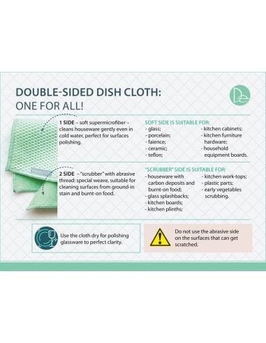 Microfiber Cloths For Cleaning Dishwashing...