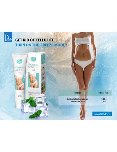 Lipolityczny żel antycellulitowy, 120g | TianDe