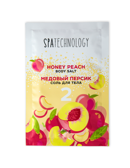 Honey Peach Body Scab Salt, 50g%separator%%brand%