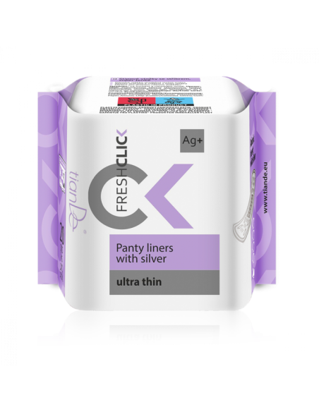 Panty Liners with Silver, Ultra Thin, 20 psc