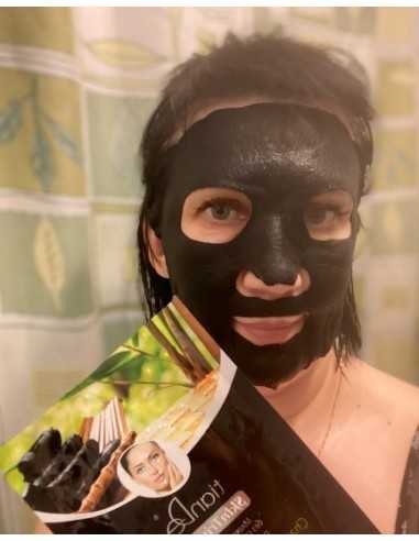 Charcoal Facial Sheet Beauty Mask - Black Diamond, tiande