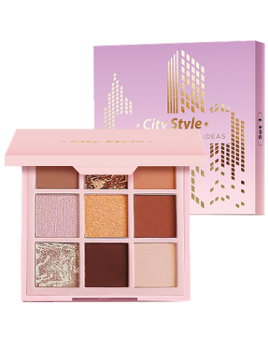 City Style Palette - Modern Eyeshadow Makeup Ideas, 9g