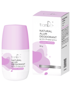 Natural Alum Deodorant with Prebiotic, Floral Aroma