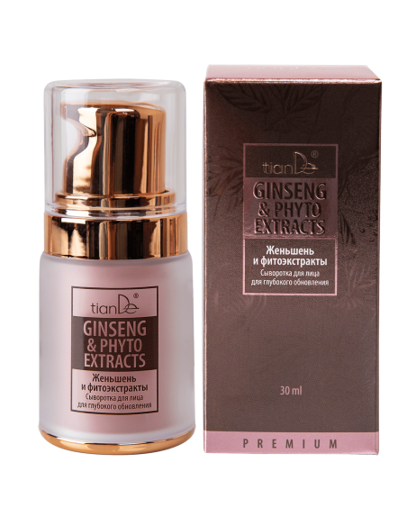 Żeń-szeń, Serum do twarzy – Głębokie odnowienie – Anti-Stress & Anti-Ageing, 30ml