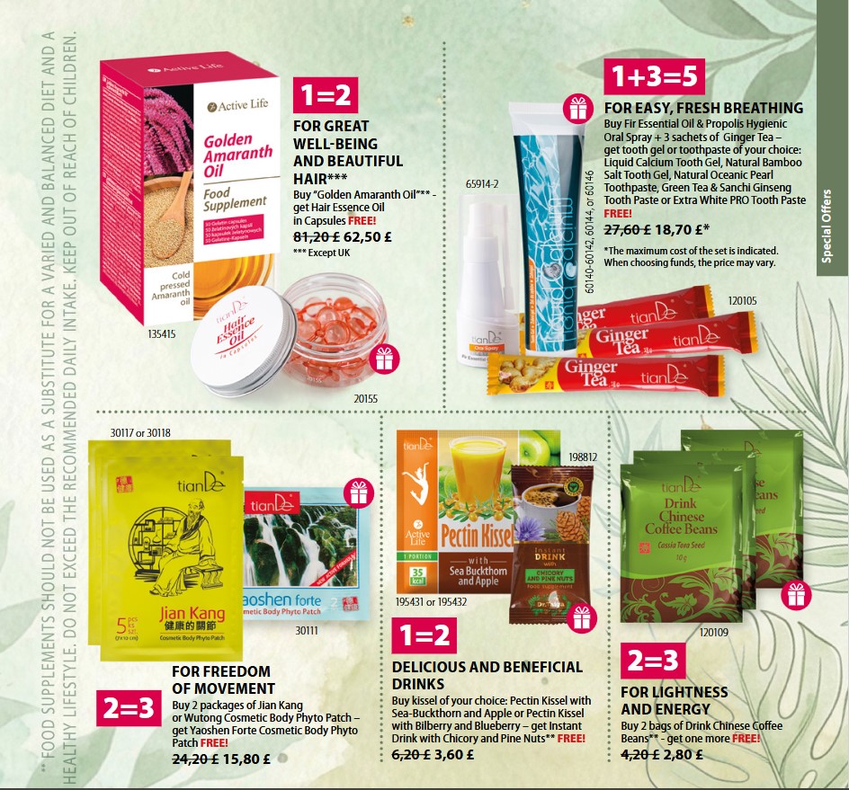 Tiande promotions